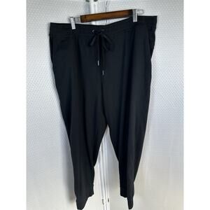 American Eagle Everywhere Black Jogger Sweatpants Pocket Cotton XXL